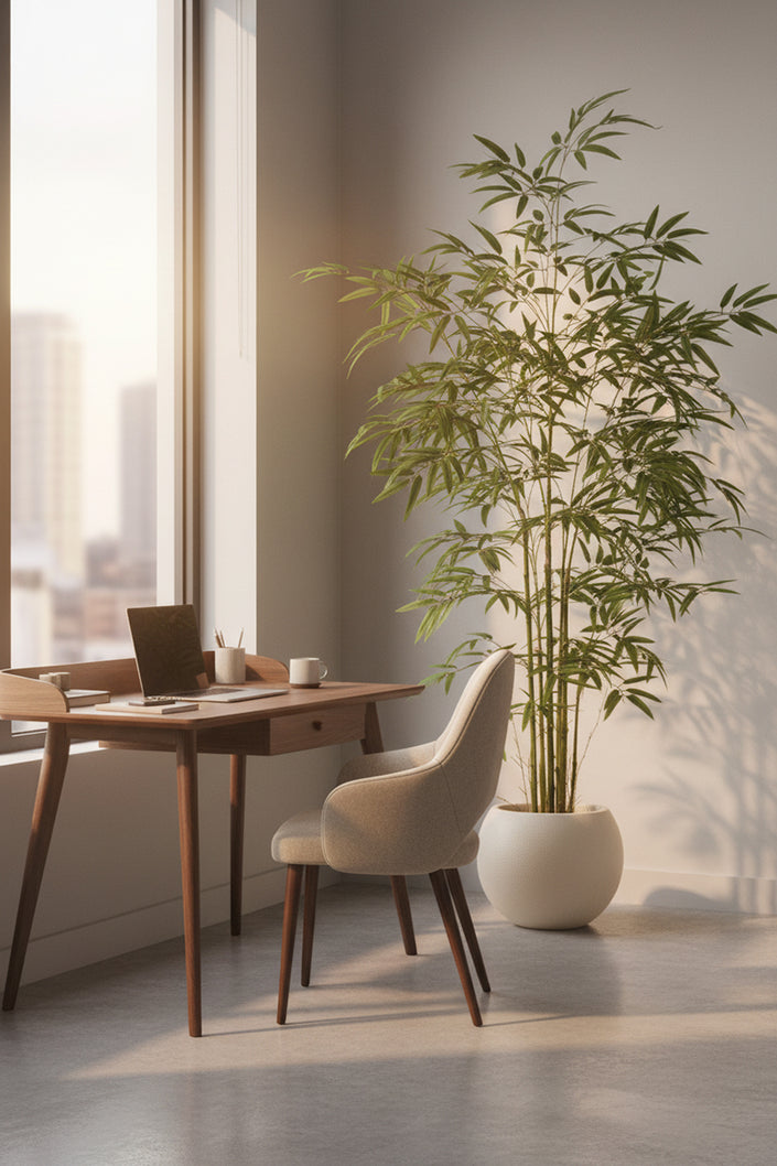 Artificial Bamboo Tree with Lifelike Leaves