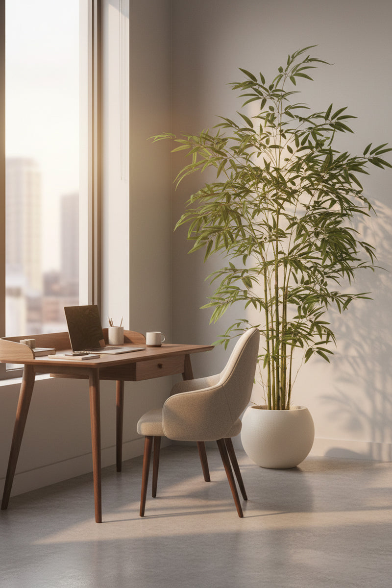 Artificial Bamboo Tree with Lifelike Leaves