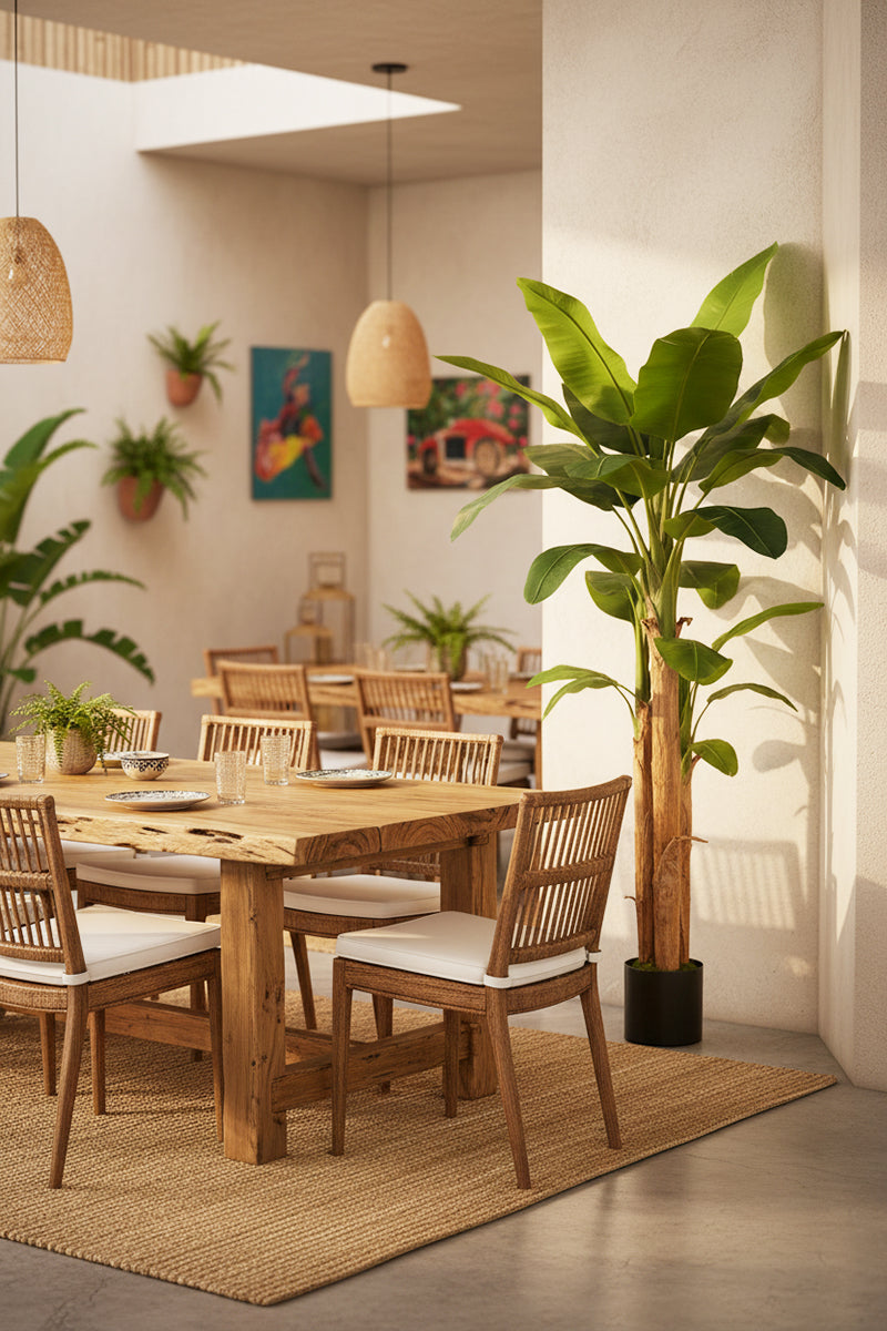 Artificial Banana Trees for Tropical Indoor Spaces
