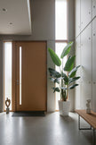Birds of Paradise F: with Tall White Planter
