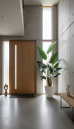 Birds of Paradise F: with Tall White Planter