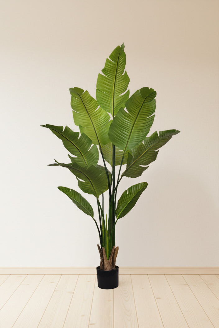 Birds of Paradise L: Traveler’s Palm Large Tropical Statement Tree