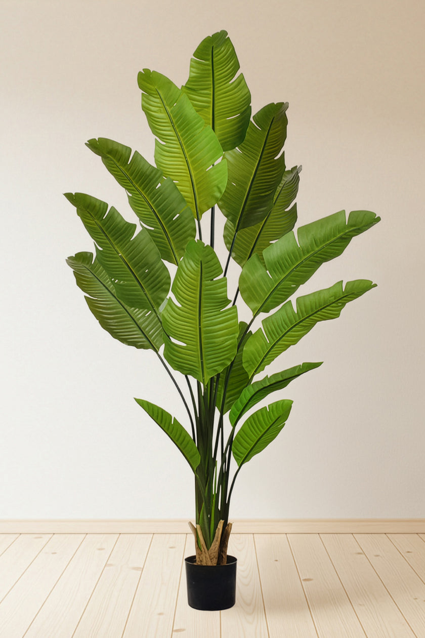 Birds of Paradise L: Traveler’s Palm Large Tropical Statement Tree