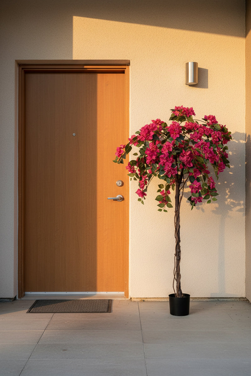 Bougainvillea B: with Fuchsia Flowers and Vine