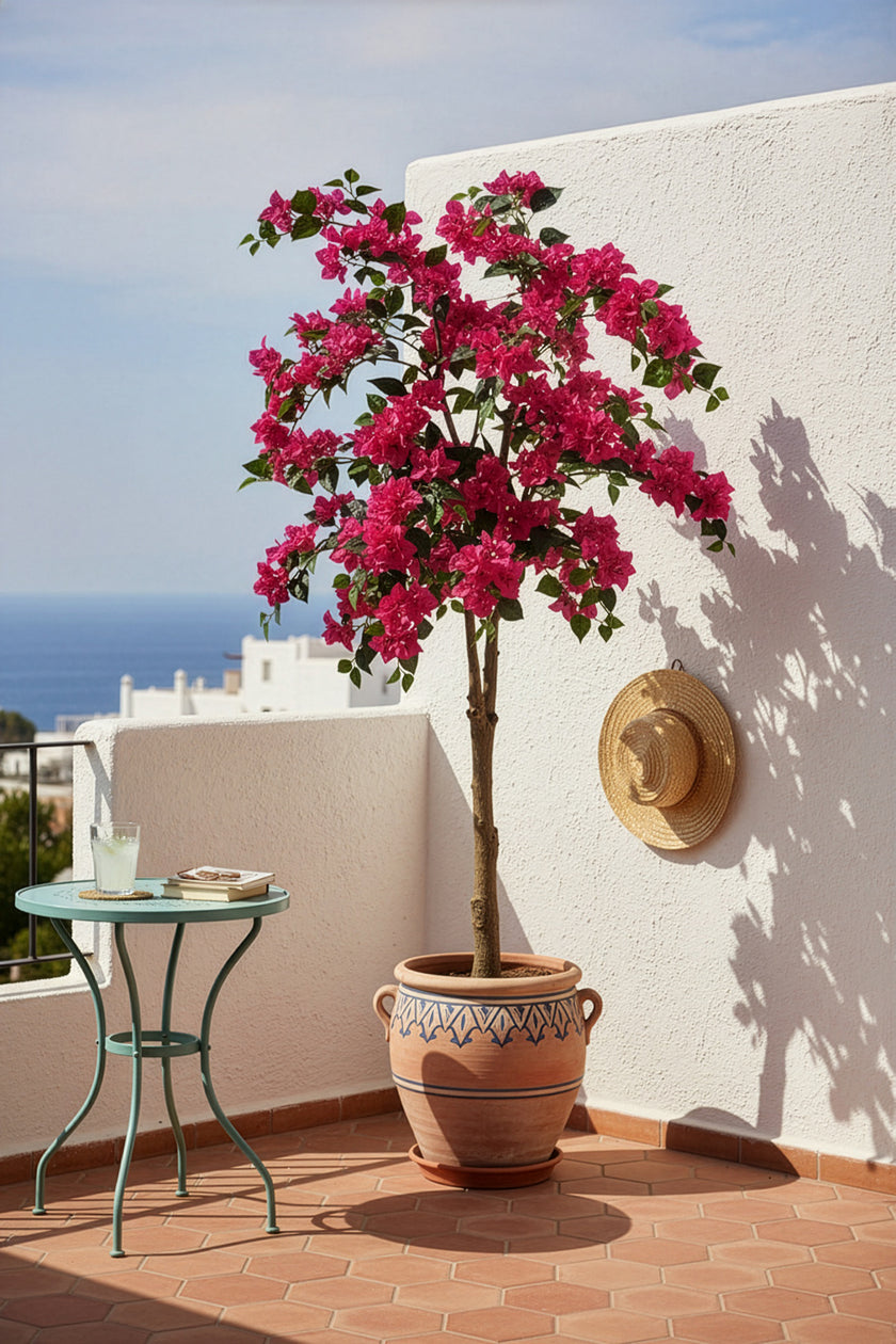 Bougainvillea C: with Flowers and Thick Trunk