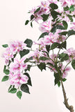 Bougainvillea D: Large Artificial Bougainvillea Tree with Light Pink Flowers and Planter