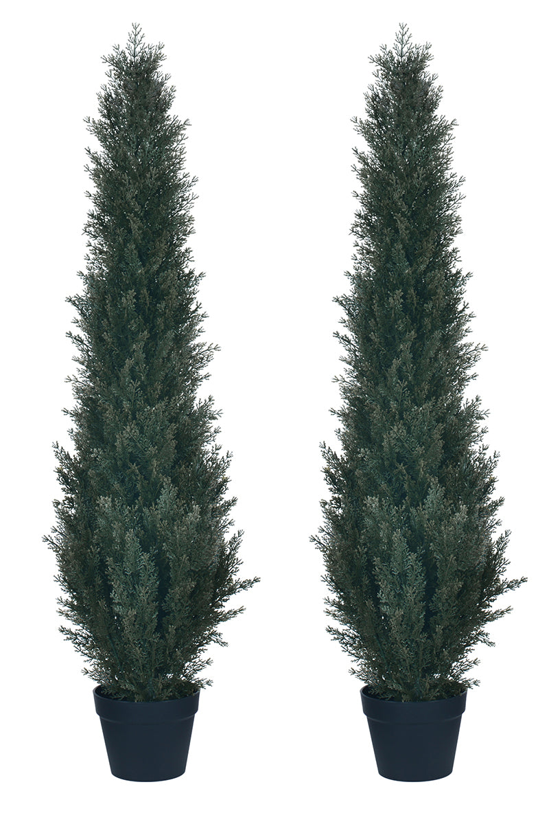 Artificial Cedar Topiary Tree for Indoor & Outdoor Use