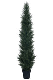 Artificial Cedar Topiary Tree for Indoor & Outdoor Use