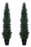 Artificial Cedar Topiary Tree for Indoor & Outdoor Use