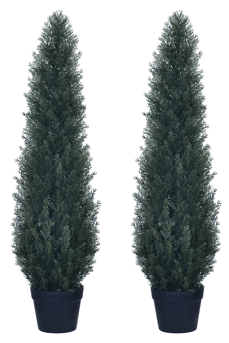 Artificial Cedar Topiary Tree for Indoor & Outdoor Use