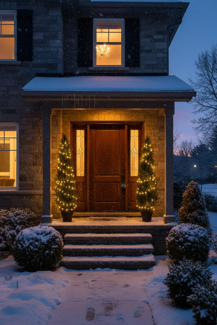 Artificial Cedar Topiary Tree for Indoor & Outdoor Use