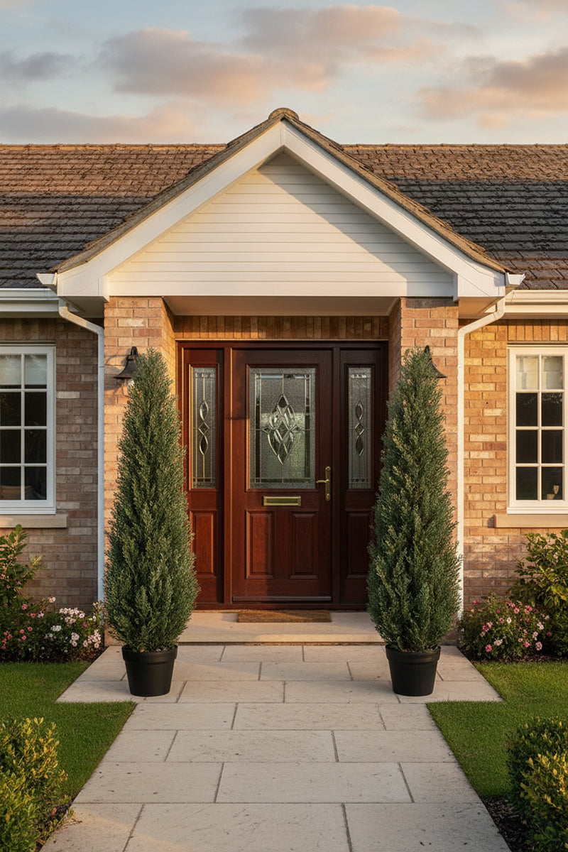 Artificial Cedar Topiary Tree for Indoor & Outdoor Use