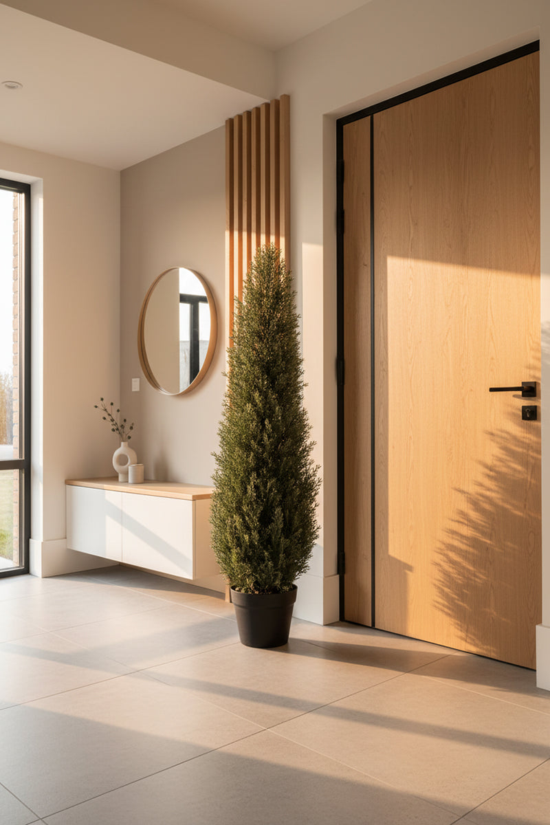 Artificial Cedar Topiary Tree for Indoor & Outdoor Use