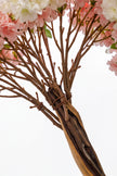 Cherry Blossom B: Large Artificial Cherry Blossom Tree with Blush Pink & Cream Flowers and Planter