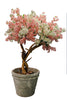 Cherry Blossom B: Large Artificial Cherry Blossom Tree with Blush Pink & Cream Flowers and Planter