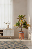 Artificial Croton Tree with Colorful Variegated Leaves