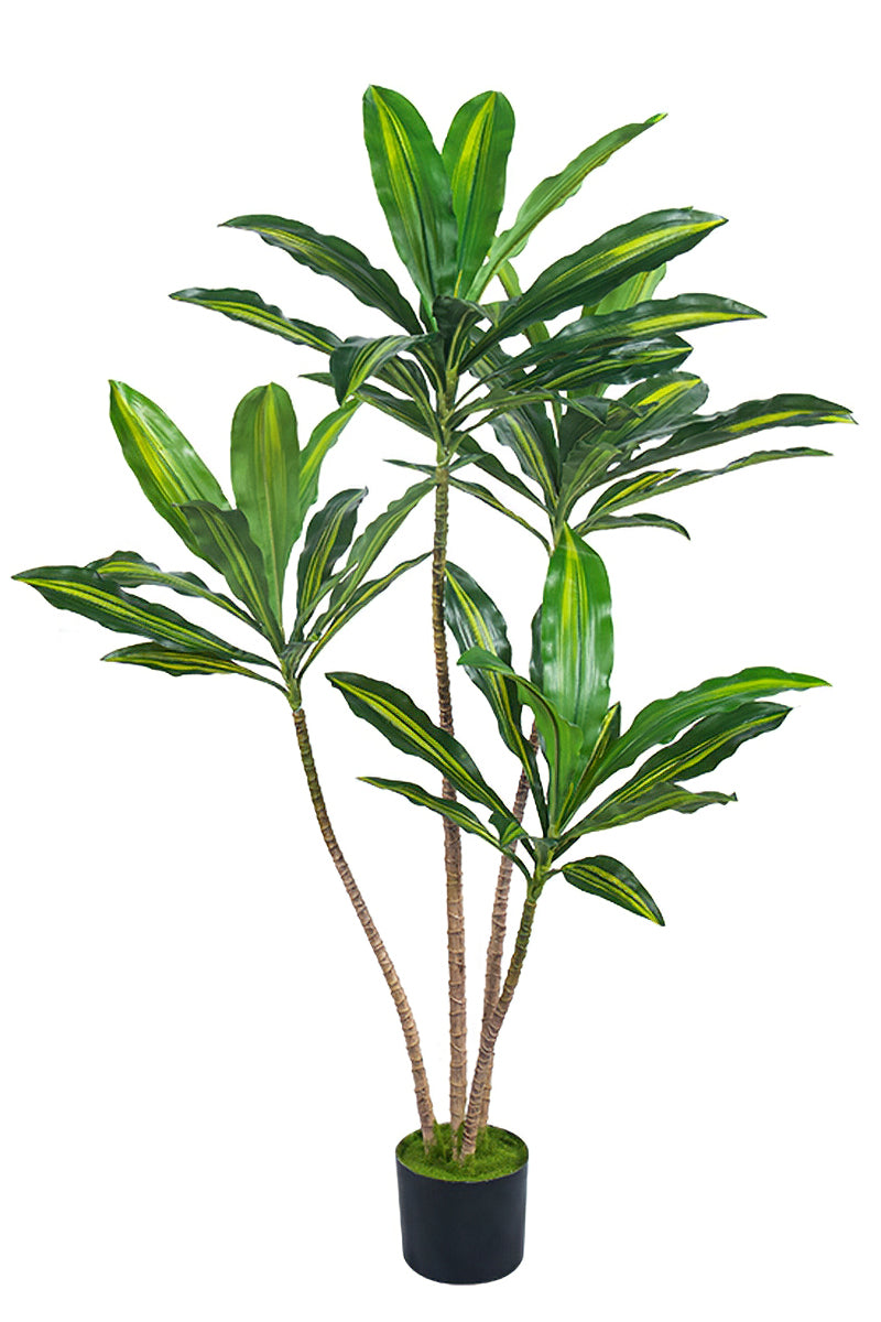 Dracaena Artificial Dragon Tree with Real-Touch Leaves
