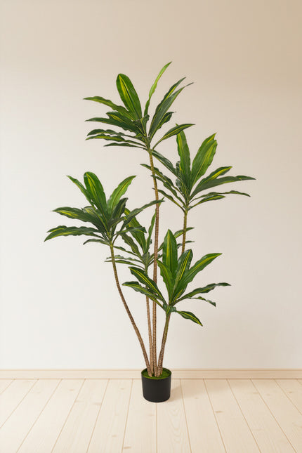 Dracaena Artificial Dragon Tree with Real-Touch Leaves
