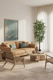 Ficus B: Artificial Ficus Tree with Cascading Vines and Silk Leaves