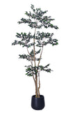 Ficus C: Artificial Ficus Tree with Mini Silk Leaves and Fine Branching
