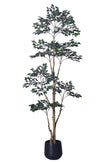 Ficus C: Artificial Ficus Tree with Mini Silk Leaves and Fine Branching