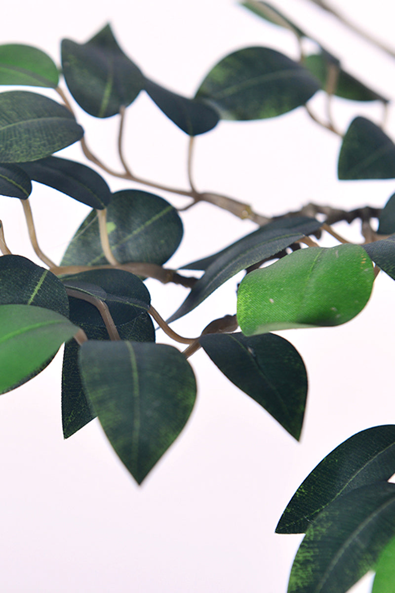Ficus C: Artificial Ficus Tree with Mini Silk Leaves and Fine Branching