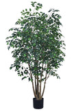 Ficus F 2.3m: Large Artificial Banyan-Style Ficus Tree with Aged Trunk