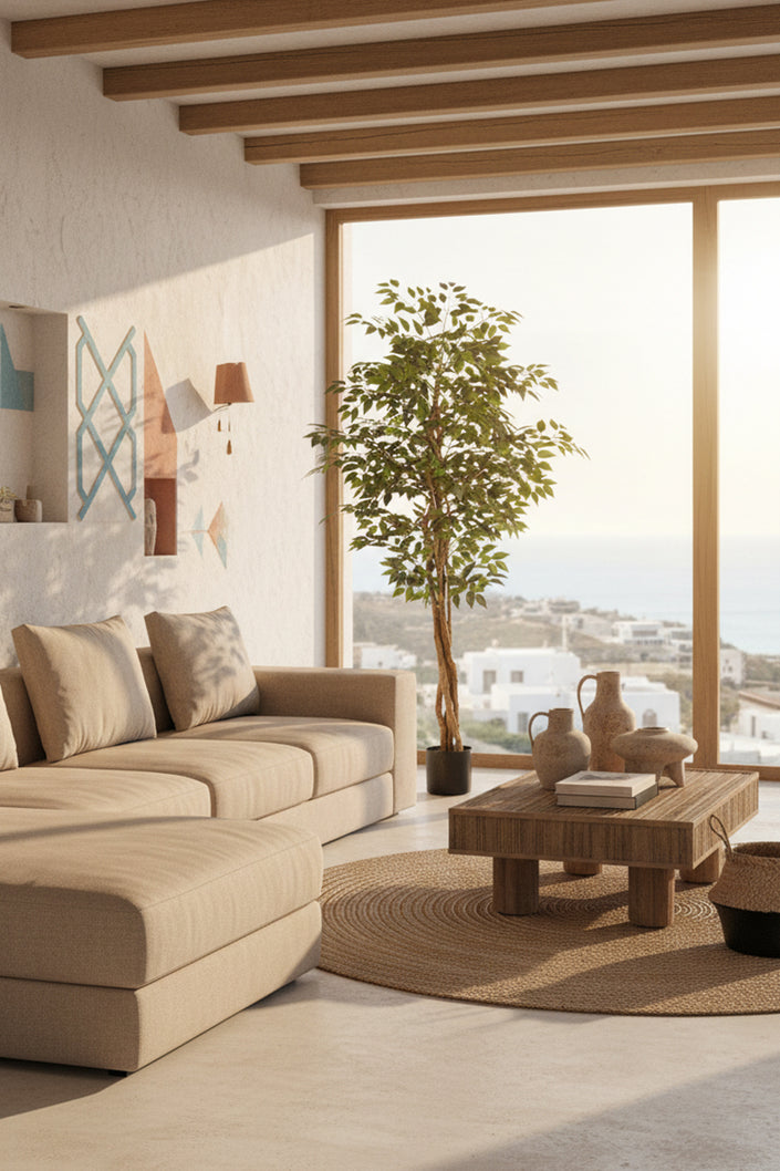 Ficus G: Artificial Ficus Tree with Multiple Natural-Style Trunks