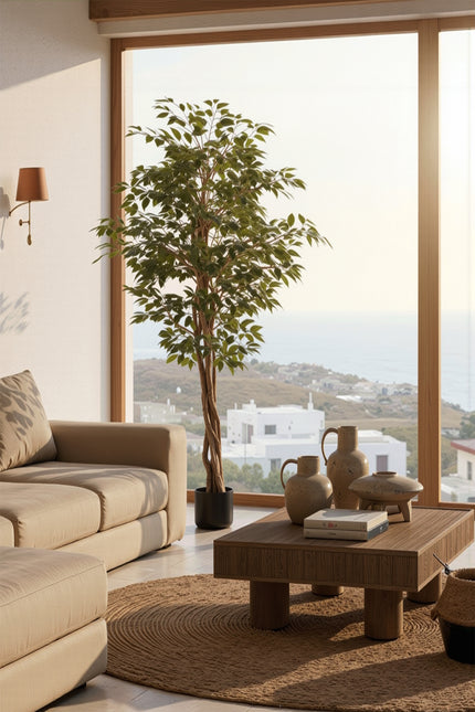 Ficus G: Artificial Ficus Tree with Multiple Natural-Style Trunks