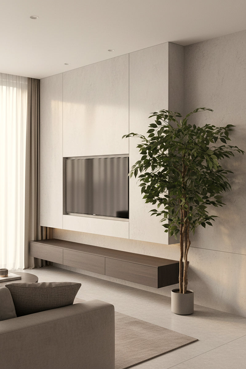 Ficus G: Artificial Ficus Tree with Multiple Natural-Style Trunks