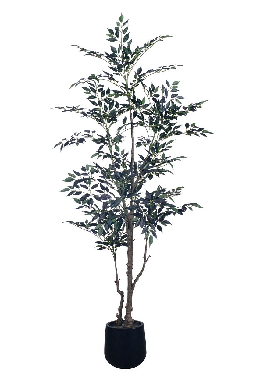 Ficus S: Artificial Ficus Tree with Fine, Small‑Leaf Foliage
