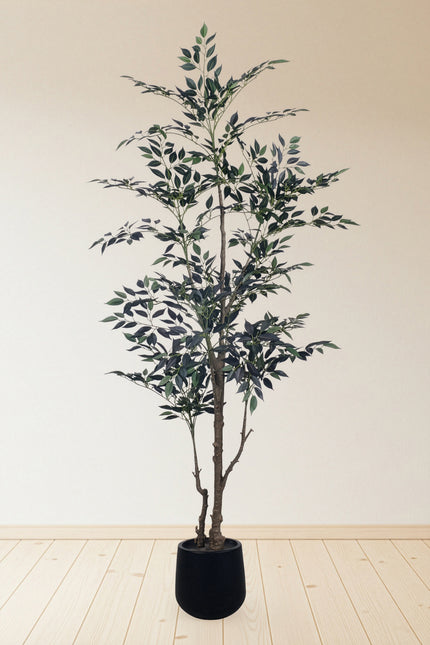Ficus S: Artificial Ficus Tree with Fine, Small‑Leaf Foliage