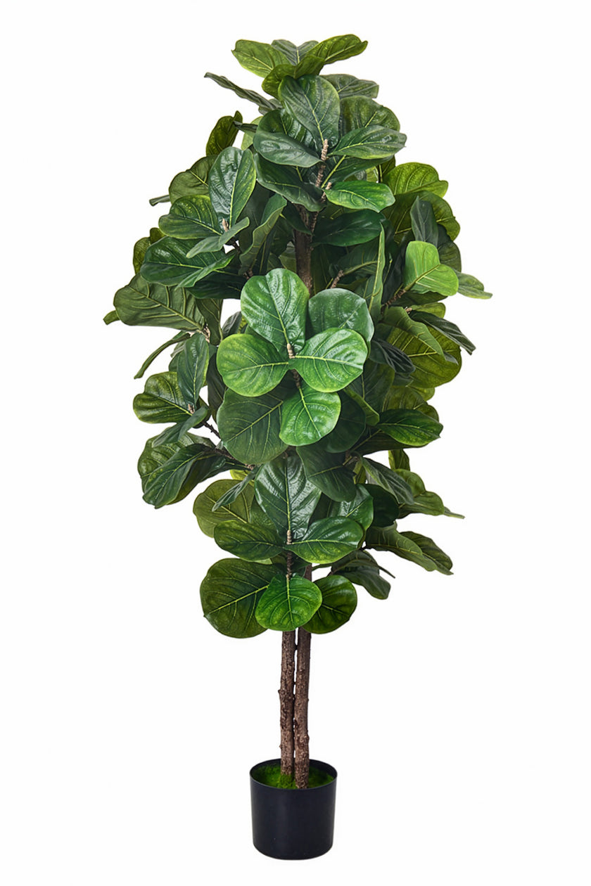 Fiddle E: Kunstmatige Vioolbladplant met Grote, Getextureerde Bladeren
