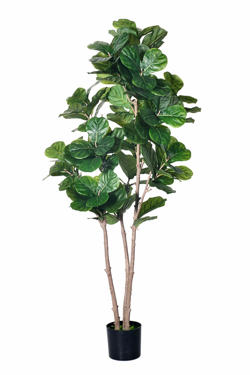 Fiddle E: Kunstmatige Vioolbladplant met Grote, Getextureerde Bladeren