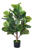 Fiddle E: Artificial Fiddle Leaf Fig Tree with Large Textured Leaves
