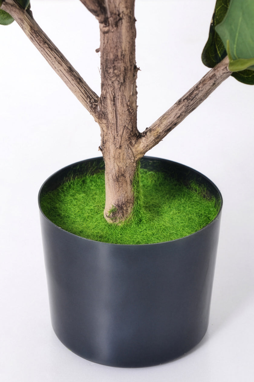 Fiddle E: Kunstmatige Vioolbladplant met Grote, Getextureerde Bladeren