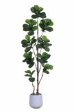 Fiddle K: Artificial Multi-Branch Fiddle Leaf Fig Tree with Thick Leaves