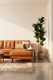 Fiddle M: Artificial Fiddle Leaf Fig Tree with Triple Trunks and Pot