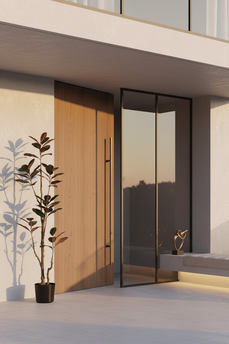 Magnolia E: with Realistic Branches and Real Touch Leaves