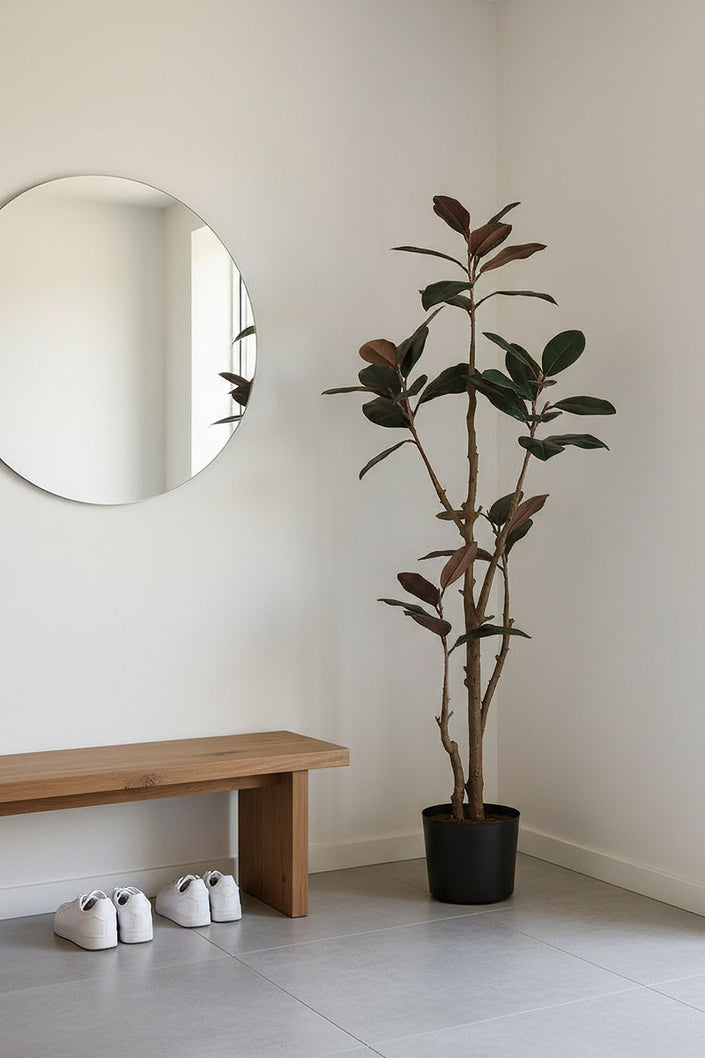 Magnolia E: with Realistic Branches and Real Touch Leaves