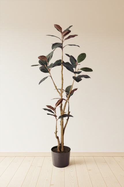 Magnolia E: with Realistic Branches and Real Touch Leaves