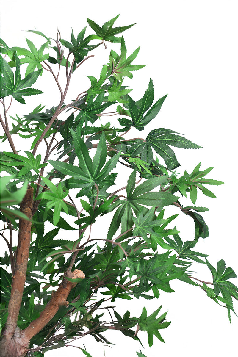 Maple B: Artificial Japanese Green Maple Tree with Multi Trunks