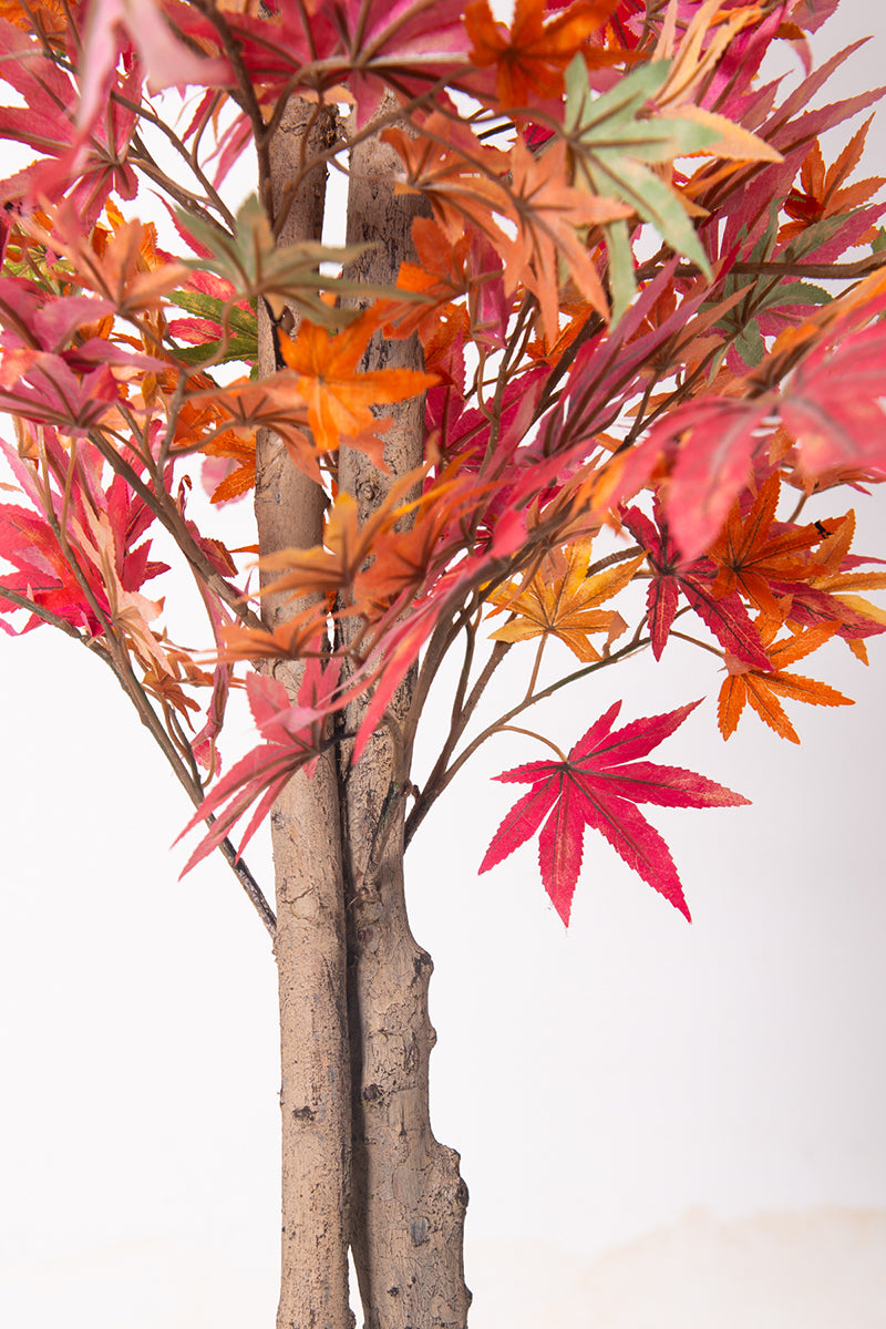 Maple R: Artificial Japanese Red Maple Tree with Thick Trunks