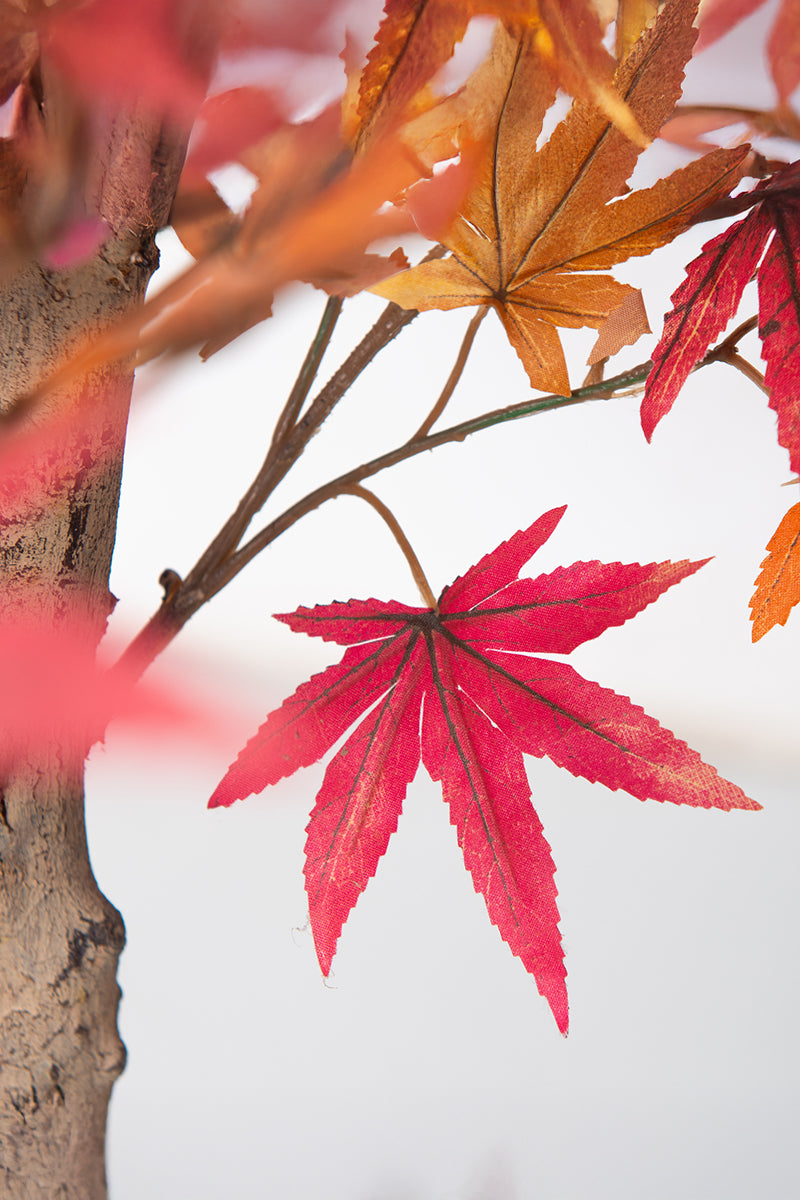 Maple R: Artificial Japanese Red Maple Tree with Thick Trunks