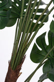 Monstera A: Artificial Monstera Deliciosa Plant with Palm‑Fiber Bases