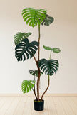 Monstera C: Artificial Monstera Plant with Realistic Stem
