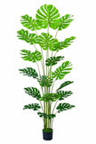 Monstera H: Artificial Monstera Deliciosa Plant with Real-Touch Leaves