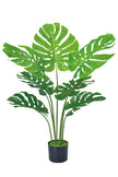 Monstera H: Artificial Monstera Deliciosa Plant with Real-Touch Leaves