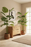 Monstera H: Artificial Monstera Deliciosa Plant with Real-Touch Leaves