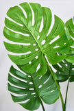Monstera H: Artificial Monstera Deliciosa Plant with Real-Touch Leaves